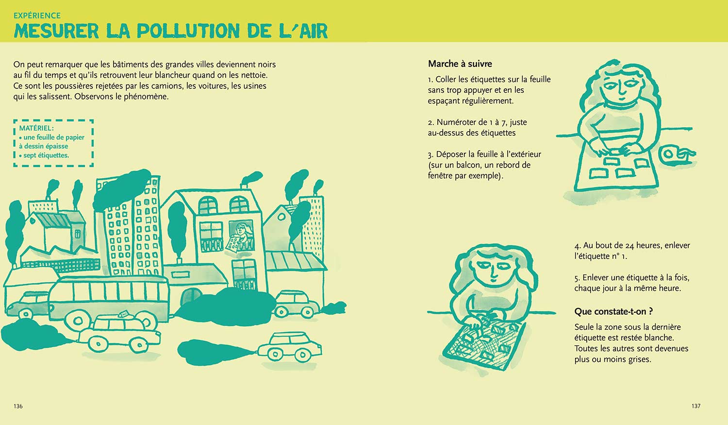 écologie & environnement Magali Bardos Catherine Stern documentaire actes sud junior expériences activités jeux photos mesurer la pollution de l'air